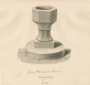 Font in Alstonfield Church