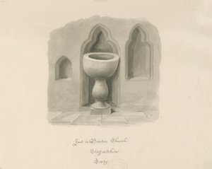 Font in Barton under Needwood Church