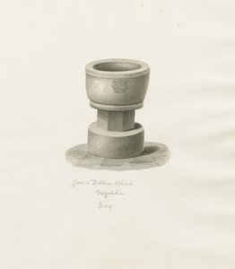 Font in Dilhorne Church