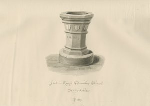 Font in Kings Bromley Church