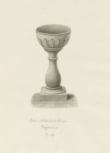 Font in Patshull Church
