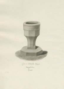 Font in Statfold Chapel