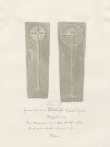 Grave stones in Biddulph Churchyard by John Buckler