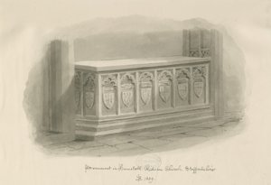 Hamstall Ridware Church - Monument