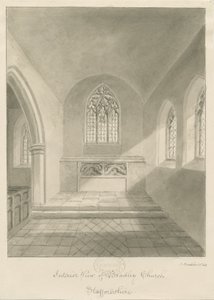 Interior of Bradley Church