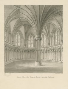 Interior of Lichfield Cathedral - Chapter House by John Buckler