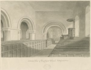 Interior of Seighford Church