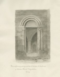 Interior of Standon Church by John Buckler