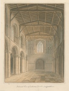 Interior of Tutbury Priory Church by John Buckler