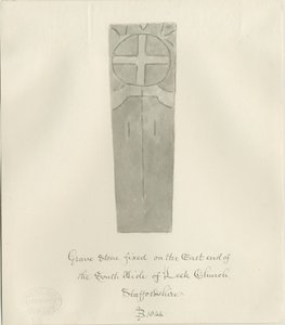 Leek Church - Gravestone by John Buckler