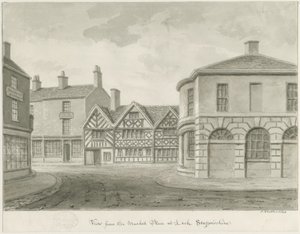 Leek Town - Market Place by John Buckler
