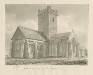 Leigh Church: Sepia Drawing