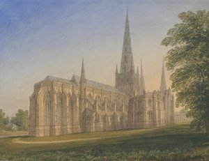 Lichfield Cathedral - North East View