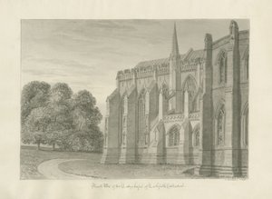 Lichfield Cathedral - North View by John Buckler