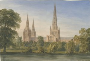 Lichfield Cathedral - South South East View