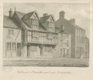 Newcastle-under-Lyme - Old Houses by John Buckler