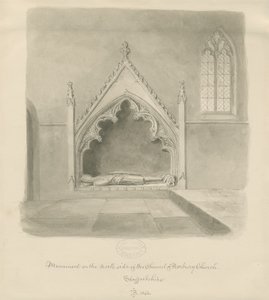 Norbury Church - Monument to Ralph le Botiler