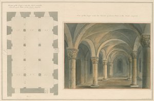 Oxfordshire - Oxford - Crypt of St. Peter in the East Church, 1803