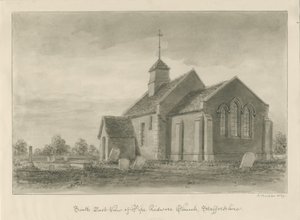 Pipe Ridware Church by John Buckler