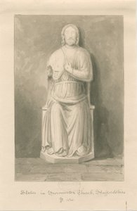 Swynnerton Church - Statue of Jesus Christ