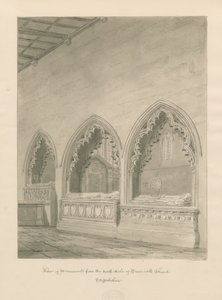 Tamworth Church - Monuments by John Buckler