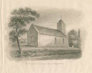 Tixall Church, nd [?1841] by John Buckler