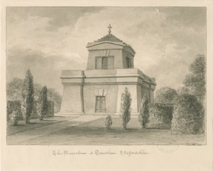 Trentham - The Mausoleum by John Buckler