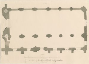 Tutbury Priory Church - Plan