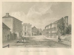 Worcestershire - Droitwich - George Inn by John Buckler