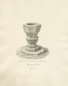 Worcestershire - Hampton Lovett Church - Font
