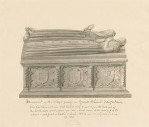 Yoxall Church - Monument of the Welly