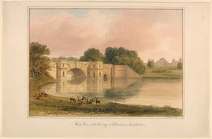West View of Bridge at Blenheim, Oxfordshire