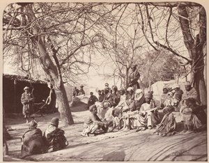A Street Scene in Jalalabad City by John Burke