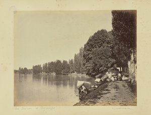 The Jhelum at Srinagar, Kashmir