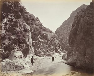 The End of the Defile, Looking Back at Ali Masjid by John Burke