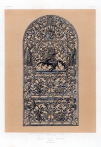 Cast Iron Panel from Mulheim, Germany by John Burley Waring