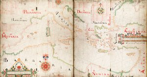 Chart of Mediterranean, Black and Caspian Seas by John Burston