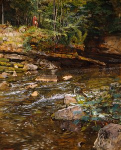 The Kelpie and the Highlander by John Byam Liston Shaw