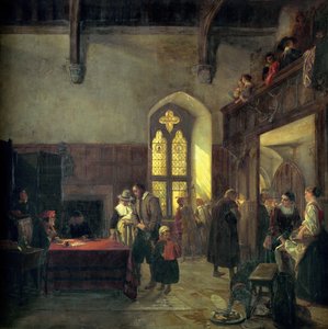 Rent Day at Haddon Hall by John Callcott Horsley
