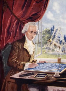 William Herschel at work at Observatory House, Slough
