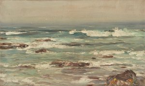 Waves Breaking on a Deserted Coastline