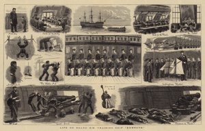 Life on Board HM Training Ship Exmouth by John Charles Dollman