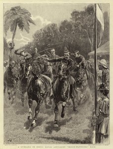 A Gymkana in India, Royal Artillery Horse-Watering Race