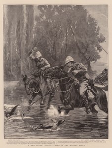 A New Sport, Duck-Sticking in the Modder River