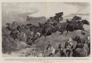 A Runaway Gun Team, an Incident at an Indian Hill Station