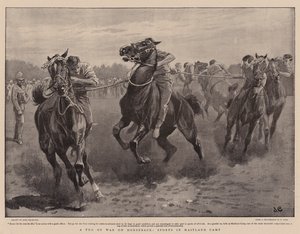 A Tug of War on Horseback, Sports in Maitland Camp