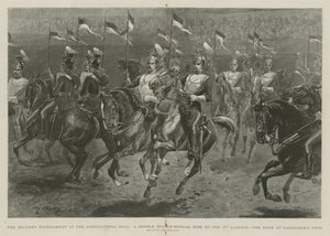 A double double musical ride by the 17th Lancers by John Charlton