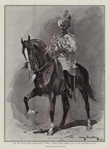 H H Sir Pertab Singh, Maharajah of Idar, a Great Indian Prince, one of the Coronation Guests