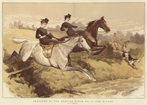 Sketches in the Hunting Field, No II, the Rivals