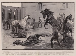 The Heroes of the Omdurman Charge, the 21st Lancers on their Way to the Front